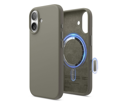 Etui / obudowa na smartfona Elago Magsafe Silicon Case do iPhone 17 Medium Gray